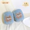 Fundas de Manga de Terciopelo con Dibujos Animados para Niños Ruiya Estilo Invierno Nuevo para Niños y Niñas Lindos Protectores de Manga para Bebé