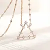Colar Tendência Versátil de Aço Titânio com Borboleta em Formato de Coração para Melhores Amigas, Colar Feminino de Alta Qualidade que Preserva a Cor, Liquidação, Em Estoque Envio Direto