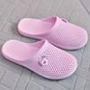 Zapatillas Baotou de suela plana para mujer, antideslizantes, suaves, para baño, playa, informales, para uso exterior, de verano