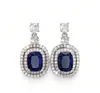 Pendientes Transfronterizos de Amazon, Pendientes Populares Europeos y Americanos Retro de Piedras Preciosas de Imitación, Accesorios para Fiesta de Compromiso de Mujer, Pendientes de Mujer
