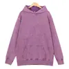 Moletom com Capuz 400g Grande Terry Lavado Desgastado Outono e Inverno Sudadera Personalizada Impressa Marca Tendência Retro Desgastada para Homens e Mulheres