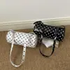 Bolsa de Hombro Nueva de Verano 2026, Bolso de Hombro Único, Bolso Vintage de Lunares, Bolso de Mano Versátil para Mujer, Moda para Viajar, Bloque de Color