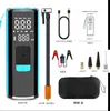 Bomba de aire eléctrica portátil transfronteriza para vehículos con inflado y fuente de alimentación integrados para arranque de emergencia de automóviles y motocicletas, 12V 25 cilindros