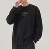 Moletom com Capuz Redondo Bordado Estilo Retrô Americano An Yang Masculino Outono 2026 Novo Estilo Pulôver Casual Pesado 360g