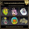 Pins Pintados de Comércio Exterior Transfronteiriço, Pins de Desenho Animado, Broches, Pins Escolares de Anime Personalizados Sob Medida, Etiquetas de Nome, Banhados a Ouro