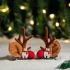 Pinzas para el Cabello de Astas de Reno Accesorios para el Cabello Infantiles Pinzas de Reno Pasadores de Piña de Pino Accesorios para el Cabello de Moda al por Mayor Año Nuevo 2026