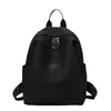 Mochila de Moda de Gran Capacidad para Mujer, Adecuada para Viajes Cortos, Versátil Casual Textura Simple Bolso para el Trabajo, la Escuela