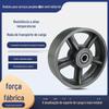 4 polegadas 5 polegadas 6 polegadas 8 polegadas de ferro fundido roda única resistente ao desgaste, resistente à compressão e resistente a altas temperaturas roda de ferro rolamento duplo roda de carrinho industrial