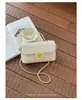 Bolsa feminina estilo Chanel 2026 nova tendência moda verão alta qualidade corrente transversal bolsa de ombro pequena quadrada