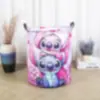 Cesta de ropa sucia cilíndrica con asa reforzada, cubo de almacenamiento de ropa sucia plegable para baño, cesta de ropa sucia plegable, venta al por mayor desde el fabricante