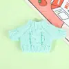 Ropa para muñeca de 10 cm, camiseta de manga corta, chaleco para muñeca, colección de atuendos para muñeca Labubu de 17 cm