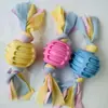 Juguete de Cuerda de Algodón Resistente a Mordidas Molar para Perro Juguete de Nudo de Cuerda para Perro Pequeño Mediano Traje Frisbee Suministros para Mascotas