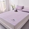 Nuevo Set de Tres Piezas de Sábanas Ajustables de Verano de Seda de Hielo y Látex Plegable para Estudiante de Dormitorio Individual Lavable a Máquina