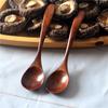 Cuchara Pequeña de Madera Japonesa Kidsren de 13 cm, Cuchara para Alimentar, Cuchara para Helado, Cuchara para Leche en Polvo, Cuchara de Madera Nanmu al por Mayor