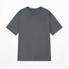 Camiseta Masculina de Algodão Puro Manga Curta 100% Algodão Verão Nova Camiseta Básica Masculina Gola Redonda Solta Cor Lisa Estilo Coreano Trbottomyy Roupa Íntima