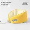 Almohada en Forma de U Color Macarrón Almohada para Cuello para Siesta en la Oficina Almohada Portátil para Viajes Partículas de Espuma Almohada de Avión