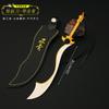 Periférico de anime Fengyun COS shenglonger espada de dos polos Sombra real sorpresa cuchillo silencioso funda de cuero modelo de aleación juguete adornos