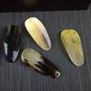 El fabricante suministra calzador calzador de cuerno de yak blanco aproximadamente 9.5*4.5*0.3CM