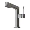 Fabricante de Torneiras Kaiping Torneira de Banheiro Monofuro de Metal Maciço com Display Digital e Mangueira Extensível para Lavatório, Quente e Frio