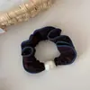 Scrunchie Estilo Coreano Pérola Retrô Borda Franzida Prendedor de Rabo de Cavalo Corda de Cabelo Alta Elasticidade Acessório de Cabelo Elástico