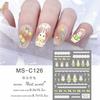 CONHEÇA SWEET Celebridade do TikTok Marca Primavera e Verão Pintado à Mão Pequenos Frescos Tulipa Adesivos para Unhas Decalques de Unhas