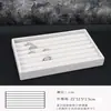 Caixa de Joias Regular Caixa de Veludo para Anéis Bandeja para Brincos Suporte para Brincos Suporte de Exposição de Joias com Caixa de Armazenamento de Veludo Estilo Chinês