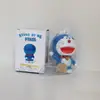 Decoración de Pastel de Cumpleaños para el Día del Niño Accesorios para Insertar Máquina Azul Gordita Gato Ding Dang Tarjeta para Hornear