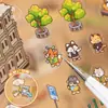 Serie de Ciudad Yuxian 11.0 Macao Mascota Miniatura Pegatinas de Paisaje Grande Juguetes de Pegatinas 3D para Jugar Materiales de Manualidades