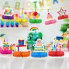 Decoraciones de Mesa Temáticas de Colores Feliz Cumpleaños Estilo Nuevo Transfronterizo Decoraciones de Arreglo de Cumpleaños Fiesta en Stock