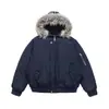 Sidalite Inverno Estilo Americano Gola Grande de Pelo com Capuz Jaqueta de Algodão Masculina Espessada Roupa de Trabalho Algodão Marca Tendência Parka Solta Casaco de Algodão
