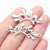 38X16Mm 2g Prata Antiga DIY Liga Acessórios Material Conector de Galho