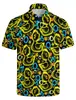 Camisa Polo para Hombre Camisa de Golf Divertida Camisa Polo Hawaiana Camisa Polo Divertida de Playa de Verano