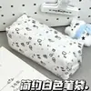 Estojo de Lápis Gato Linha da Sorte Estudante Desenho Animado Simples Alto Valor Estilo Ins Grande Capacidade Papelaria Bolsa Porta-Lápis Armazenamento