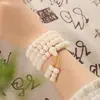 Pulsera de Jade Blanco Natural Bodhi de 108 Cuentas al por Mayor, Pulsera de Semillas de Bodhi para Hombres y Mujeres, Collar de Mano Estilo Chino