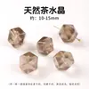 Cristal natural cristal de chá cubo de açúcar contas soltas para joias artesanais DIY, pulseiras com múltiplas contas, colares e materiais para acessórios