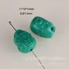 Turquesa Mineral Imitación Meiling Pixiu Cuentas Hebilla de Dragón Pulsera de Cuentas de Dragón Accesorios Culturales Vajra Estrella Luna Bodhi Accesorios