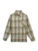 Nova Camisa Xadrez de Manga Comprida para Homens e Mulheres, Marca Americana Cleanfit Retrô Moderna Casual Solta Xadrez