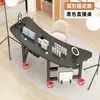 Mesa de Transmissão ao Vivo Mesa para Computador Móvel Mesa de Competição Mesa para Sala de Transmissão ao Vivo de Âncora Bancada de Trabalho com Display Rotativo