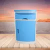 Mesita de Noche Mesita de Noche para Cama de Hospital Tipo Cajón Gabinete de Plástico para Mesita de Noche Cara de Acero Inoxidable Mesita de Noche Mesita de Noche para Cama de Hospital
