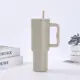 Taza de Coche Amazon de Tercera Generación de 40 oz, Taza Portátil para Exteriores con Hielo y Asa, Taza de Doble Pared al Vacío para Conservación del Frío y el Calor