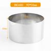 Molde para pan Saneng de tambor, círculo de mousse redondo de acero inoxidable, aro para tarta SN3476, molde para galletas, molde cortador, utensilios de horneado