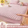 2026 New Milk Fleece Coral Fleece Fitted Sheet Winter Bed Cover Mattress Thickened Fluffy Bed Sheet Bedding Protective Cover