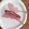 Nuevo Clip de Mariposa de Acetato de Estilo Francés, Suave y de Alto Temperamento, Pinza de Tiburón Dulce y Colorida para la Parte Posterior de la Cabeza