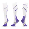 Venta al por mayor del fabricante Nuevos Calcetines de Compresión Deportiva para Hombres y Mujeres Multicolores para Correr al Aire Libre Calcetines Largos de Compresión Calcetines Transfronterizos
