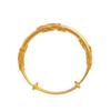 Nuevo Pulsera de Vid de Acacia Chapada en Oro, Elegante Diseño de Rama y Hoja de Vid Floral de Gama Alta, Estilo Empujar-Tirar, Regalo para Novia, Para Apilar