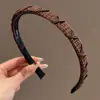 Diadema colorida de estilo francés para mujer, accesorio para el cabello de lujo de alta gama, diadema antideslizante para lavarse la cara, hace que la cara parezca más pequeña