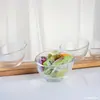 Fábrica de Origen Ensaladera Transparente Espesa para Snacks Hogareña de Vidrio para Frutas