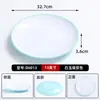 Juego de 10 platos redondos de melamina para restaurantes de comida rápida, platos para platos fríos de catering comercial, platos de plástico para arroz frito y platos para fideos fritos