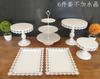 Expositor de decoración para mesa de postres, bandeja para pasteles, mesa para comidas frías, mesa para el descanso del té, estante para pasteles, puesto para refrigerios y té de la tarde