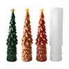 Molde de Vela Papai Noel de Natal diy Árvore de Natal Vela Perfumada Decoração